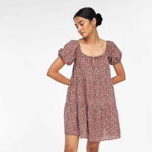 LACAUSA Playa Mini Dress — Cocoa Magic Mushroom XS